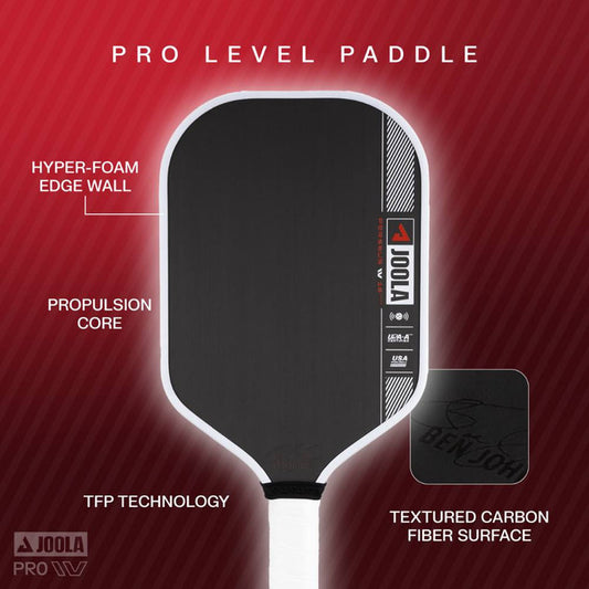 JOOLA Ben Johns Perseus Pro IV 16mm Pickleball Paddle – Precision, Power, and Performance