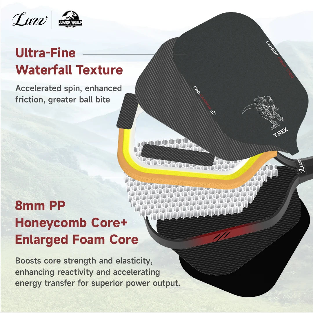 Luzz Jurassic Cannon Pickleball Paddle