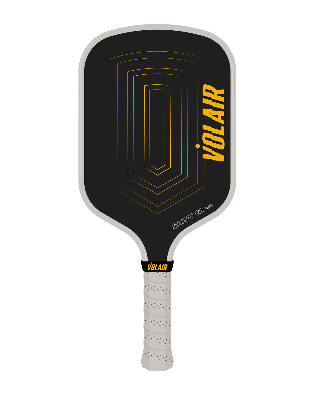 NOW AVAILABLE FOR PRE-ORDER – Volair SHIFT EL Pickleball Paddle 14mm Amber & Grey Colorway Shipping Expected by Late January 2026