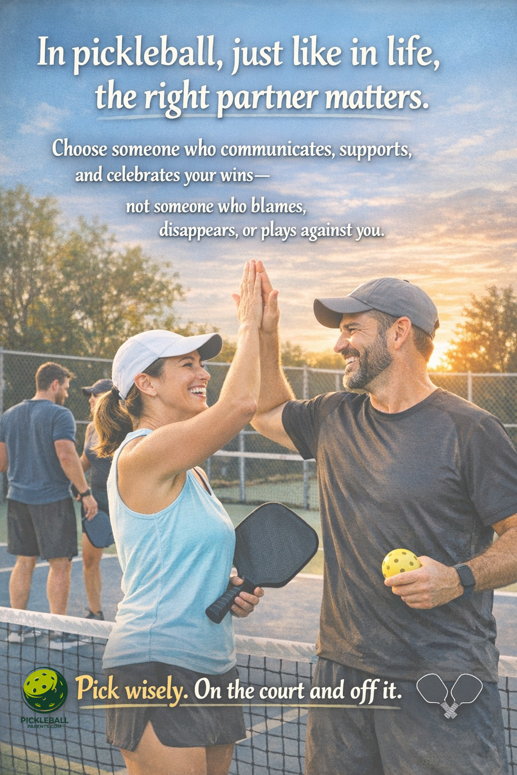 Pick Wisely: On the Court and Off It