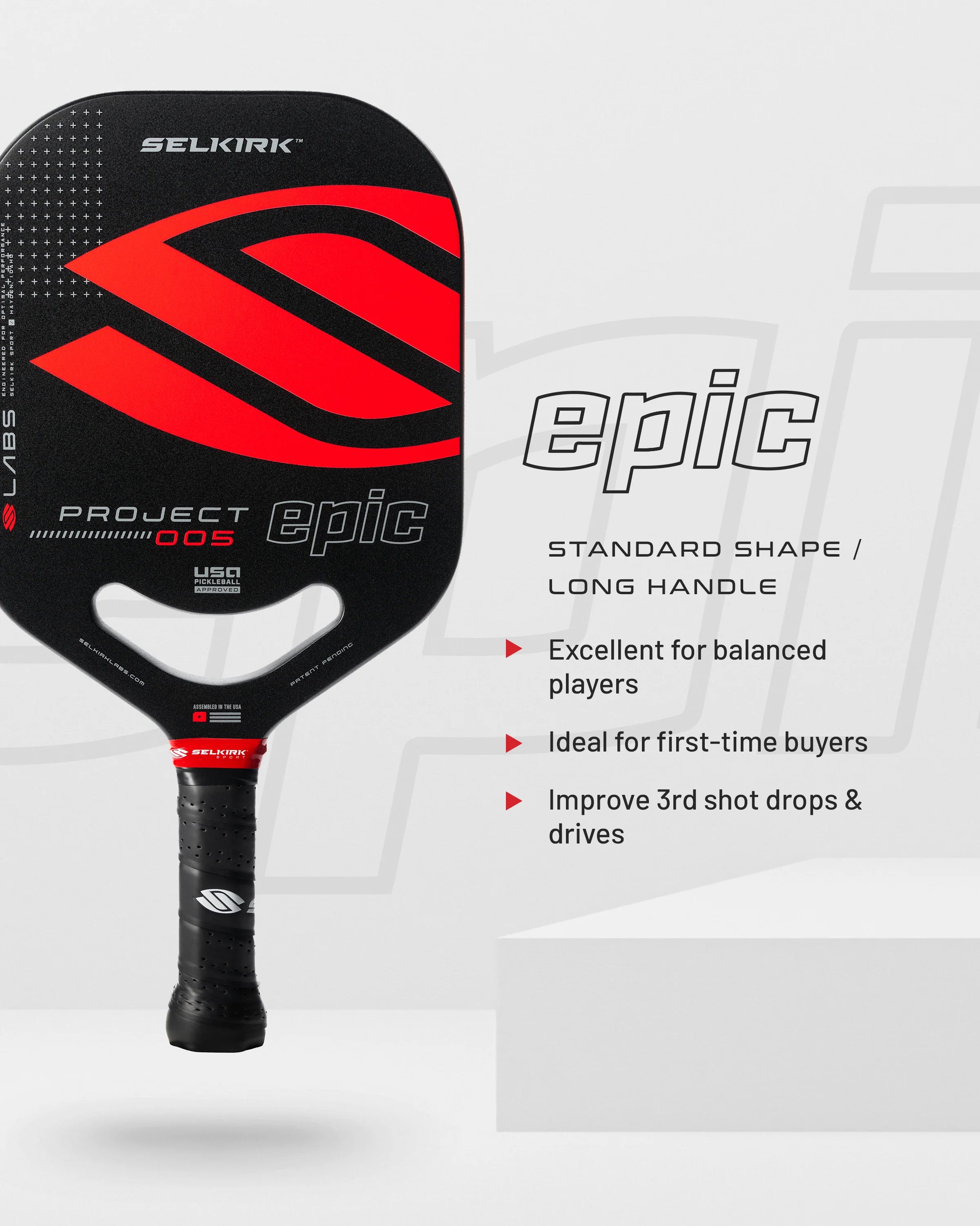 Selkirk LABS Project 005 16mm Pickleball Paddle