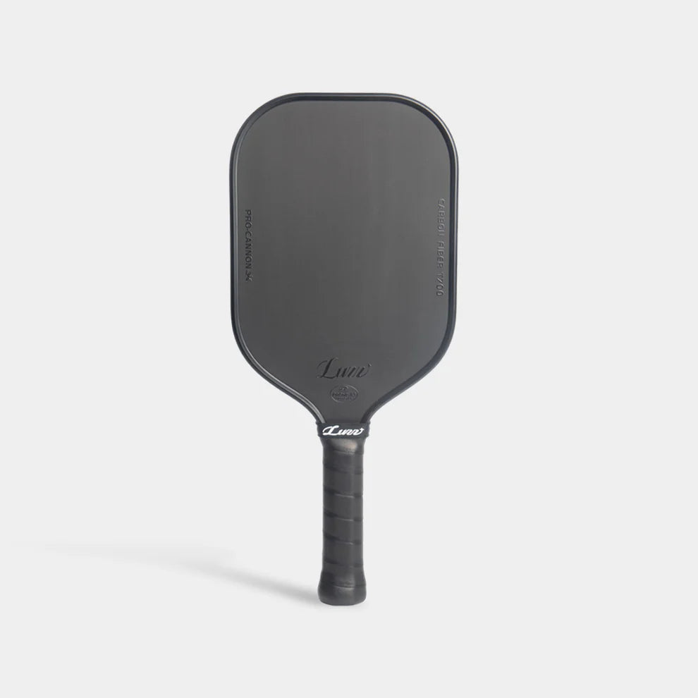Luzz Pro Cannon Paddle Blackout — T700 Carbon Fiber Pickleball Paddle