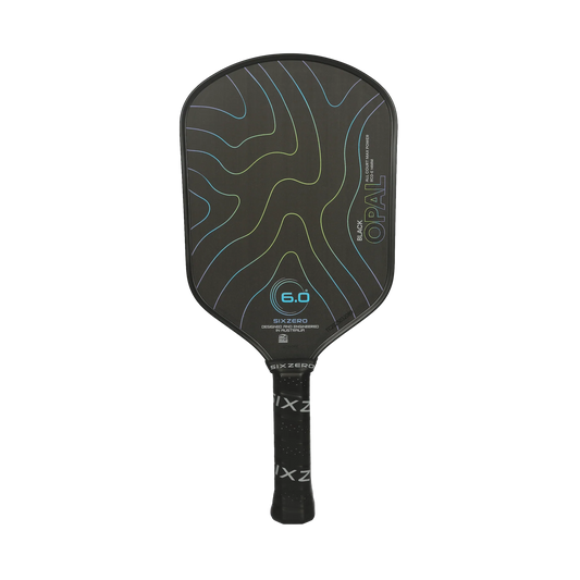 Six Zero Black Opal 14mm Elongated – Pre-Loved Pickleball Paddle