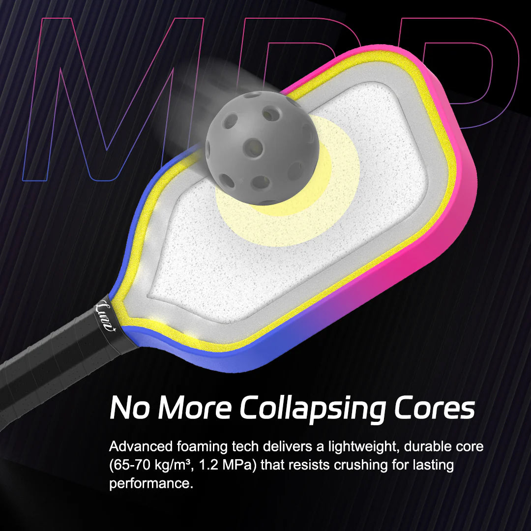 Luzzpickleball Pro 4 Tornazo Carbon Fiber Pickleball Paddle