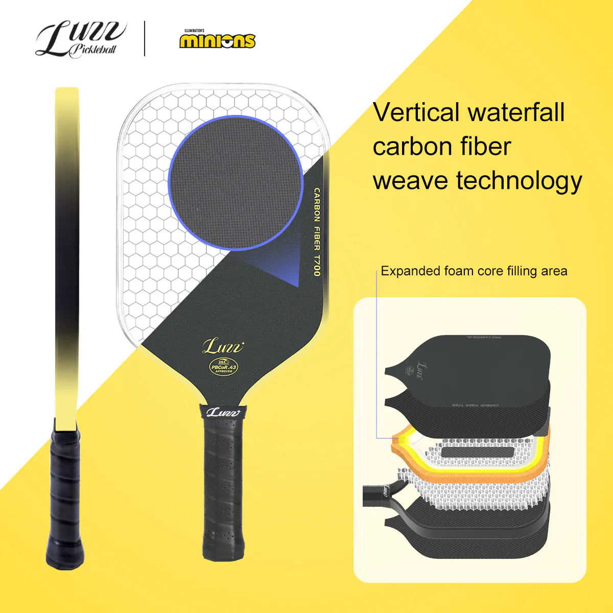 Luzz Minions Cannon 1 Pickleball Paddle