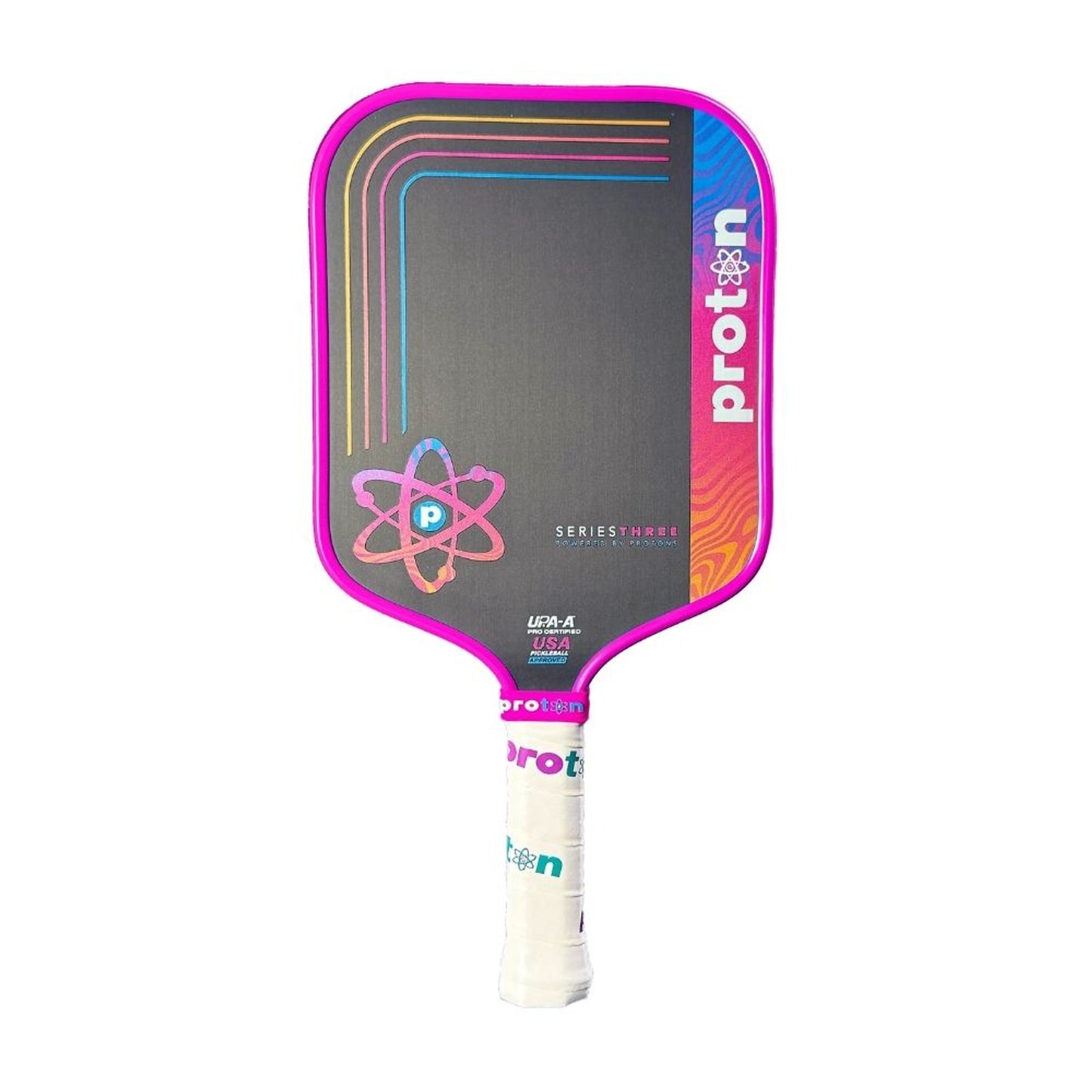 Proton Series Three Project Flamingo 13mm Widebody Pickleball Paddle – Pink