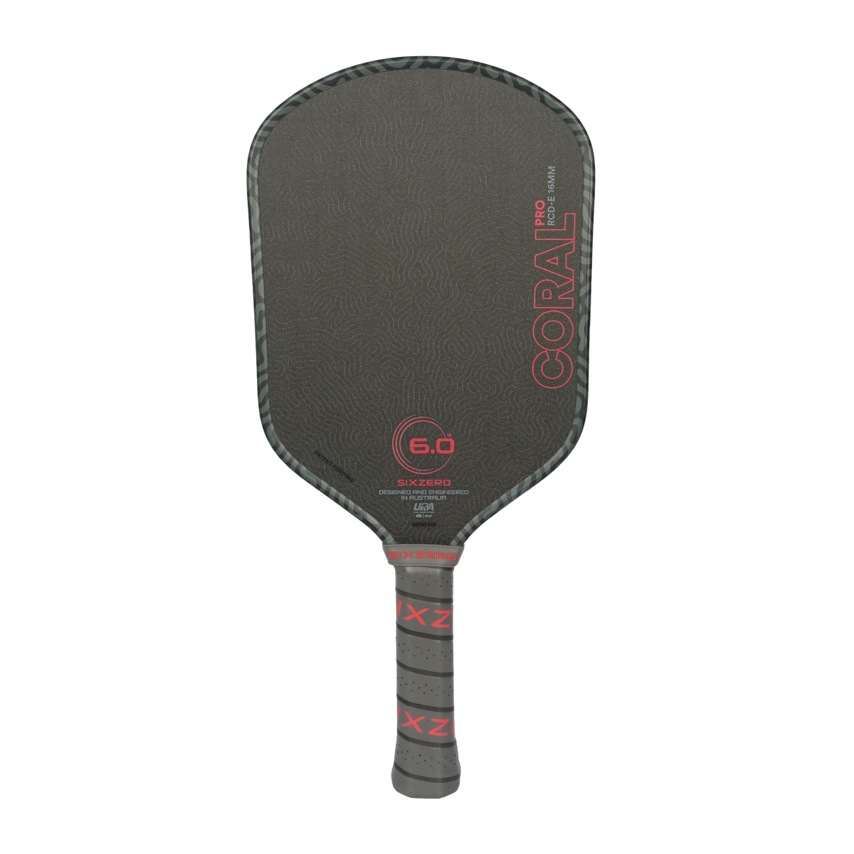 Six Zero Coral Pro 16mm Pickleball Paddle | Foam Core Performance
