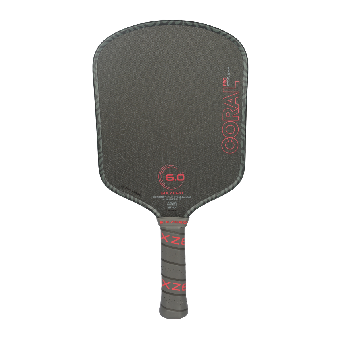 Six Zero Coral Pro 16mm Pickleball Paddle | Foam Core Performance
