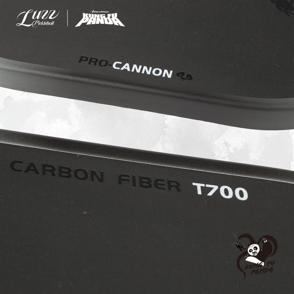 Luzzpickleball Kung Fu Panda Cannon T700 Carbon Pickleball Paddle