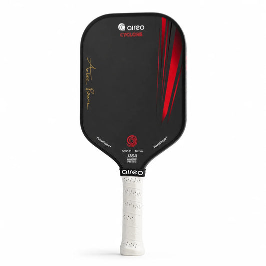 AIREO Cyclone AP Signature Edition 16mm Pickleball Paddle – NanoGraph Grit Surface