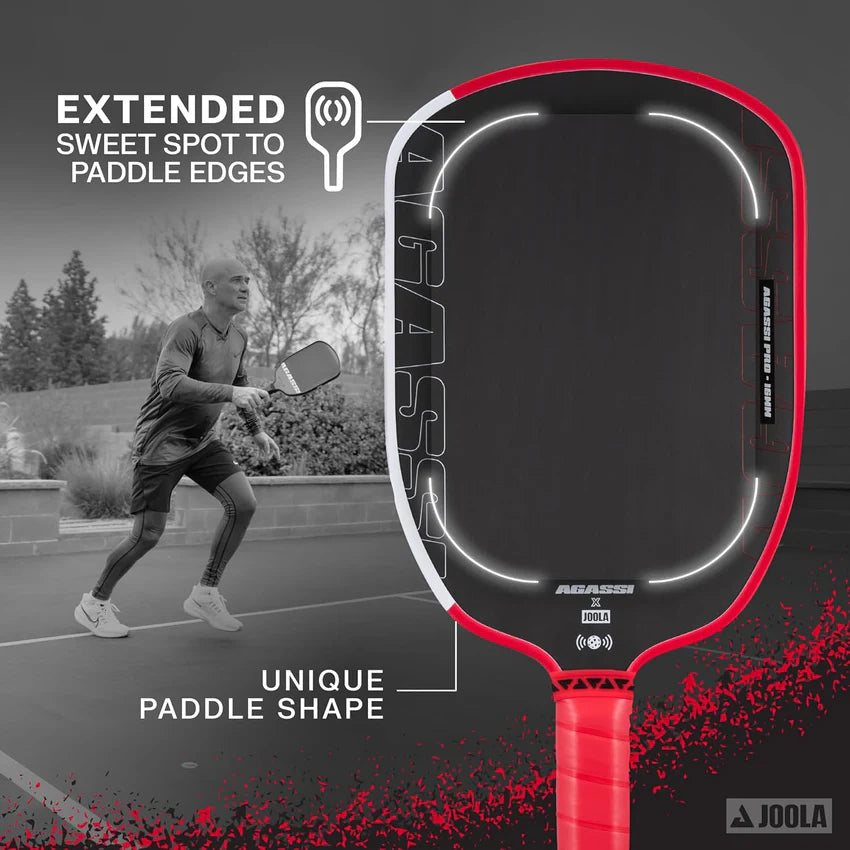 JOOLA Agassi Pro 4 16mm Pickleball Paddle