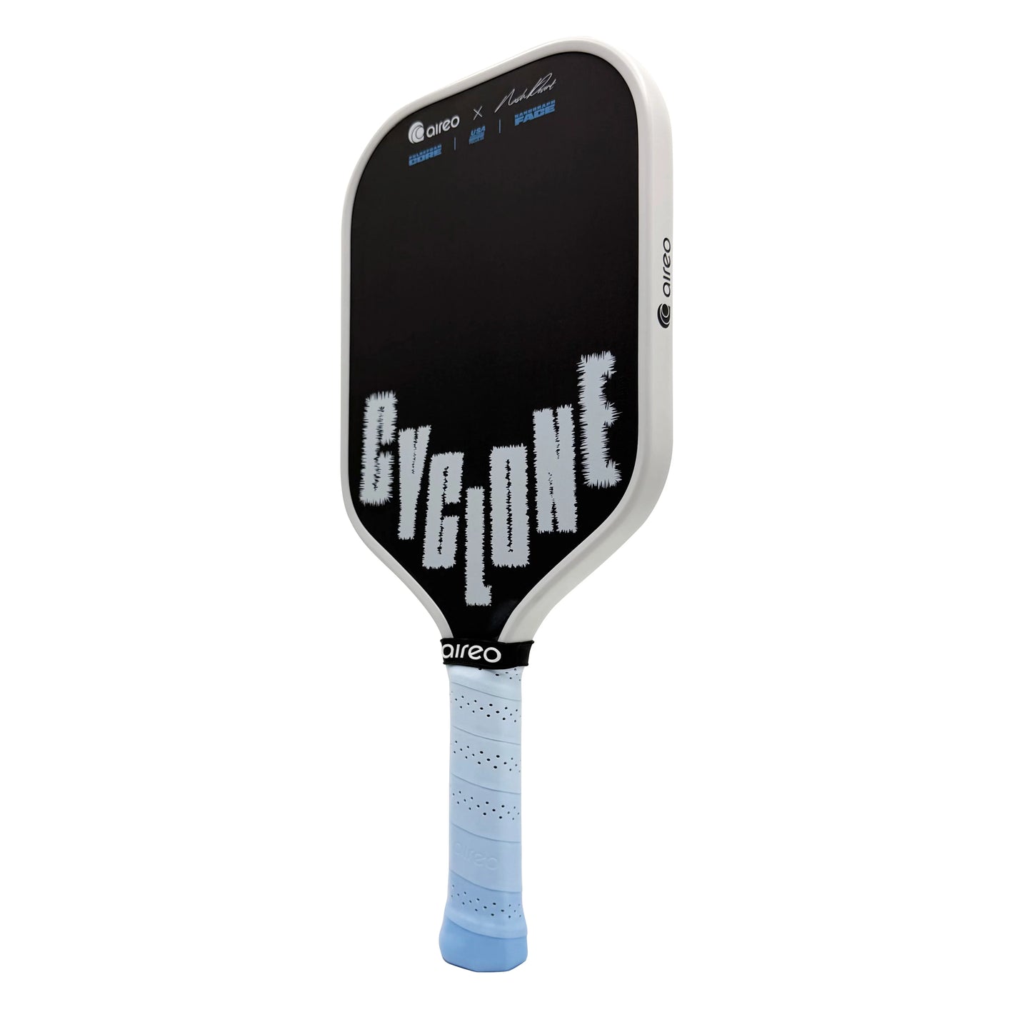 AIREO Cyclone Frozen Edition – Nash Desent Signature 16mm Pickleball Paddle, USAP PBCoR .43 Certified, NanoGraph Grit Surface
