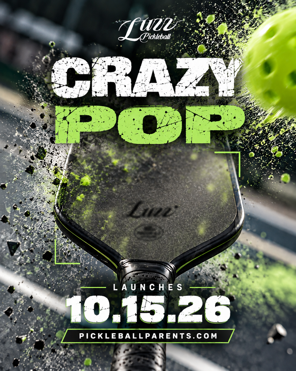 LUZZ Cannon XPP M1 Pickleball Paddle | XPOP Foam Core &amp; Silicon Carbide Spin Surface