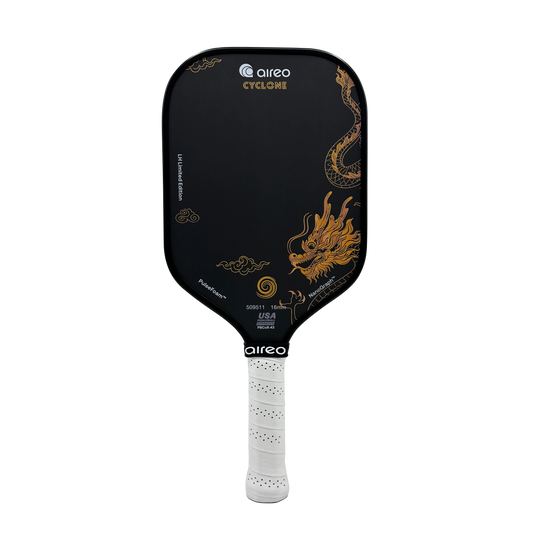 AIREO - LH Dragon Limited Edition 16mm Pickleball Paddle | PulseFoam™ Power with NanoGraph™ Carbon Surface