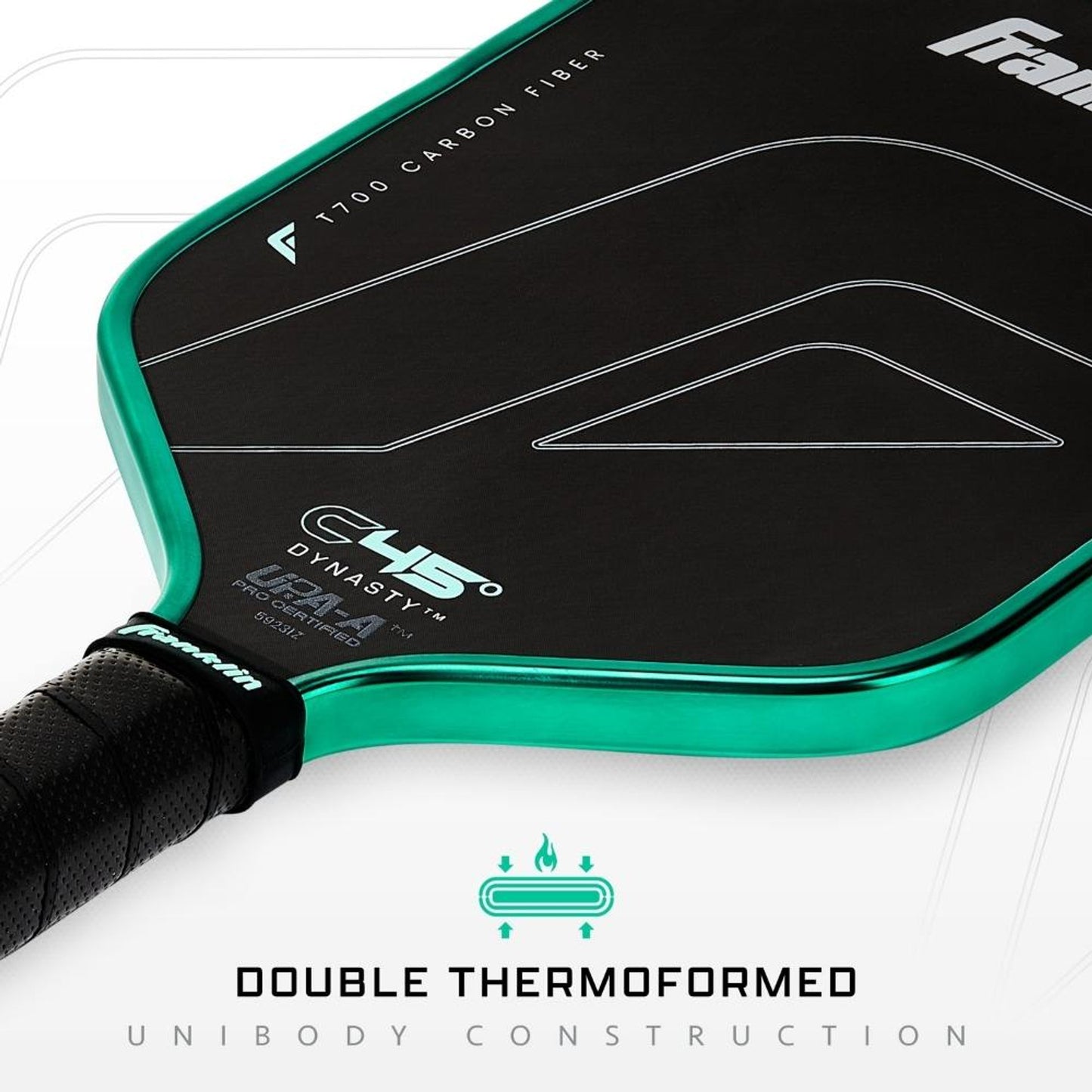 Franklin C45 Dynasty – 14mm Pickleball Paddle | Speed, Precision & Carbon Fiber Control