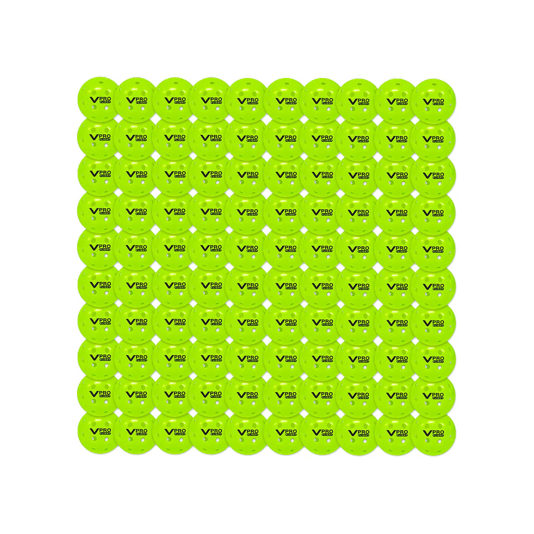 Vulcan VPRO FLIGHT Pickleball – 100 Pack (Gen 2)