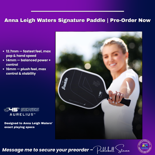 Franklin ALW Anna Leigh Waters Signature C45° Pickleball Paddle (Pre-Order)