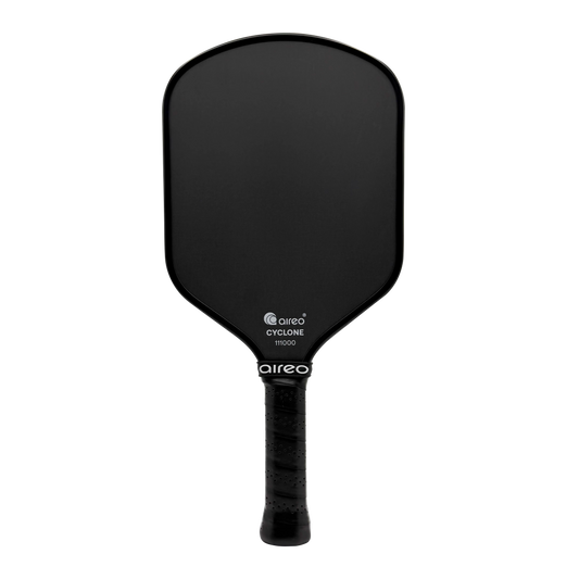 AIREO Cyclone Hybrid 16mm Blackout Pickleball Paddle – NanoGraph™ Grit Surface with PulseFoam™ Power Core