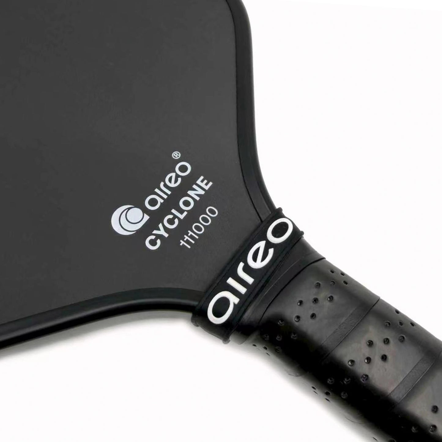 AIREO Cyclone Hybrid 16mm Blackout Pickleball Paddle – NanoGraph™ Grit Surface with PulseFoam™ Power Core