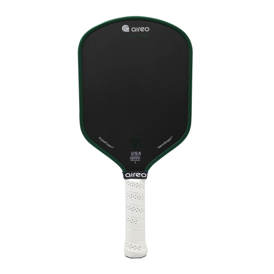 AIREO Cyclone X Hybrid USAP PBCoR .43 Certified 16mm Pickleball Paddle – NanoGraph™ Grit Surface with PulseFoam™ Power Core
