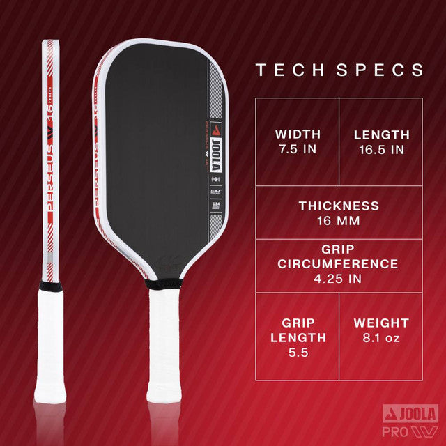 JOOLA Ben Johns Perseus Pro IV 16mm Pickleball Paddle – Precision, Power, and Performance