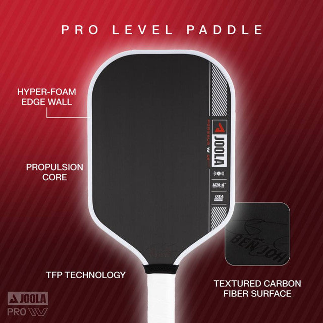 JOOLA Ben Johns Perseus Pro IV 16mm Pickleball Paddle – Precision, Power, and Performance
