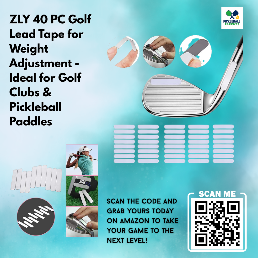 ZLY 40 PC Golf Lead Tape for Golf Clubs - Silver