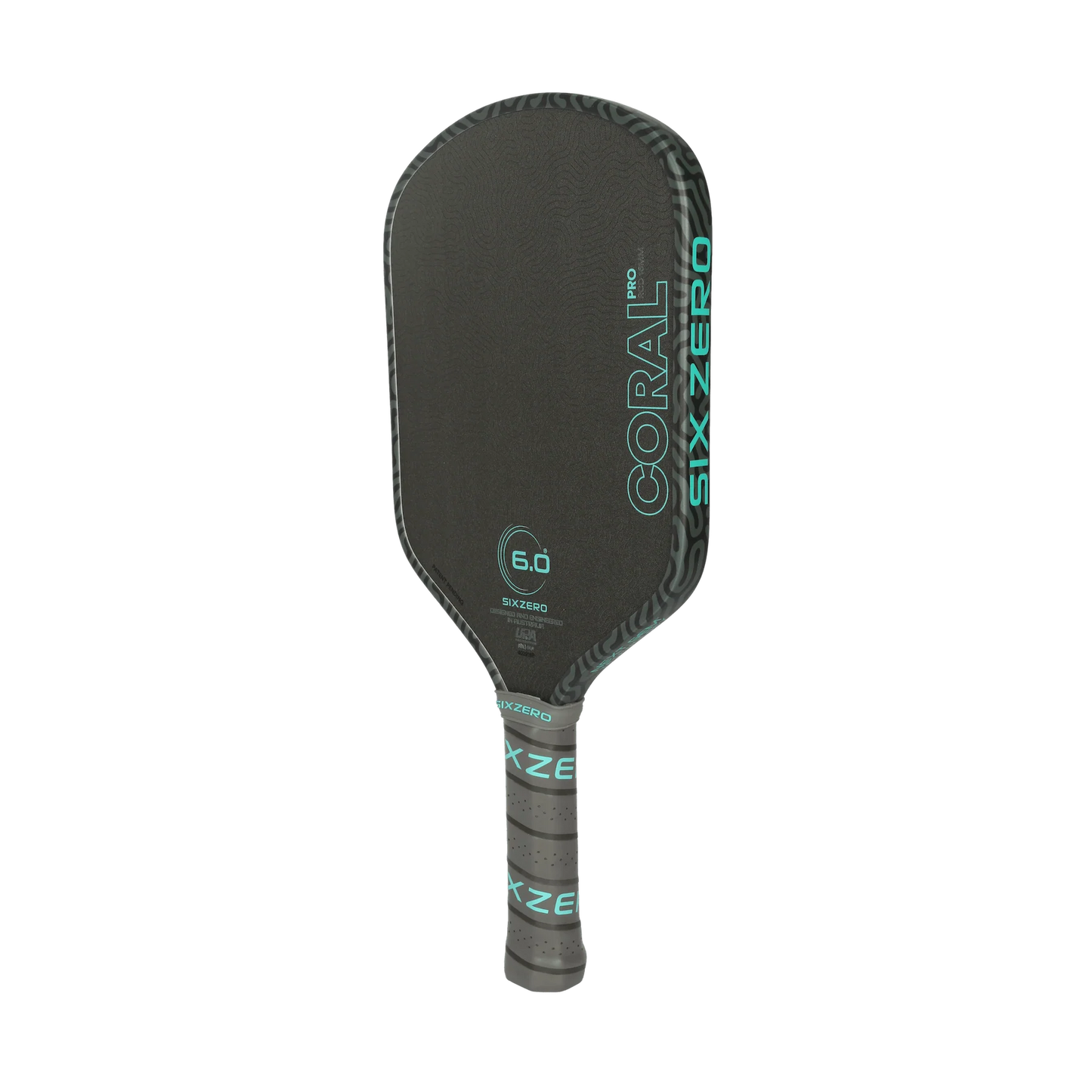 Six Zero Coral Pro Hybrid 16mm Pickleball Paddle | Foam Core Hybrid Performance