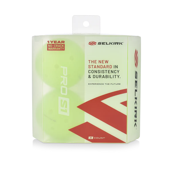 Selkirk Pro S1 Pickleballs – 100 Pack | Patented Consistency & Durability