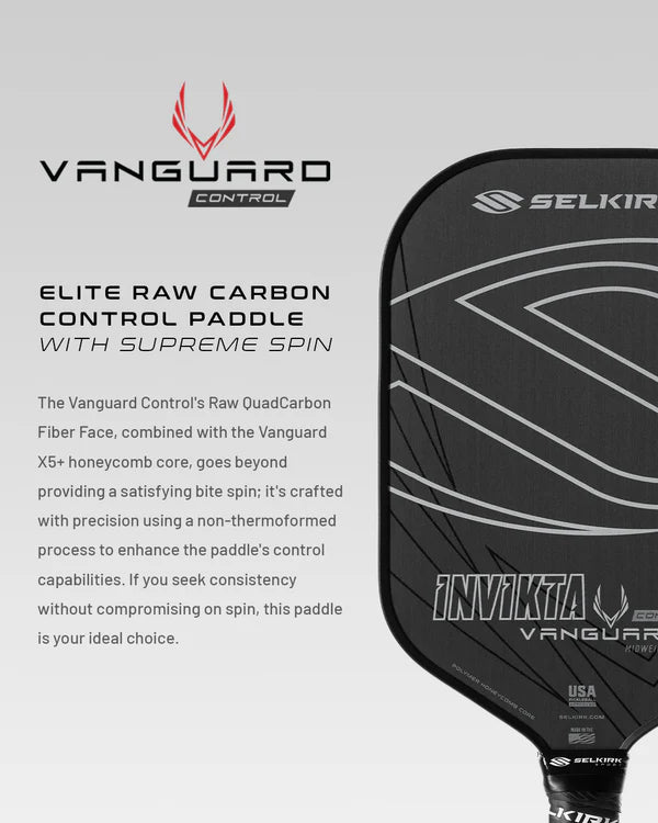 Selkirk VANGUARD Control Epic 16mm Pickleball Paddle