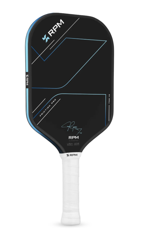 RPM Friction Pro 14mm Elongated V2 Ryan Fu Signature Pickleball Paddle