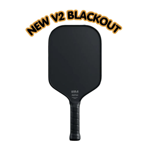RPM Friction Pro V2 Black OUT Pickleball Paddle