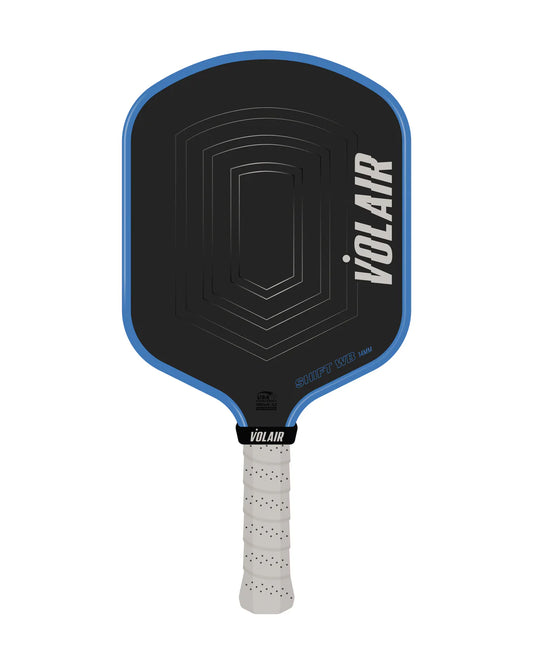 NOW AVAILABLE FOR PRE-ORDER – Volair SHIFT WB Pickleball Paddle 14mm  Grey & Blue Colorway Shipping Expected by Late January 2026