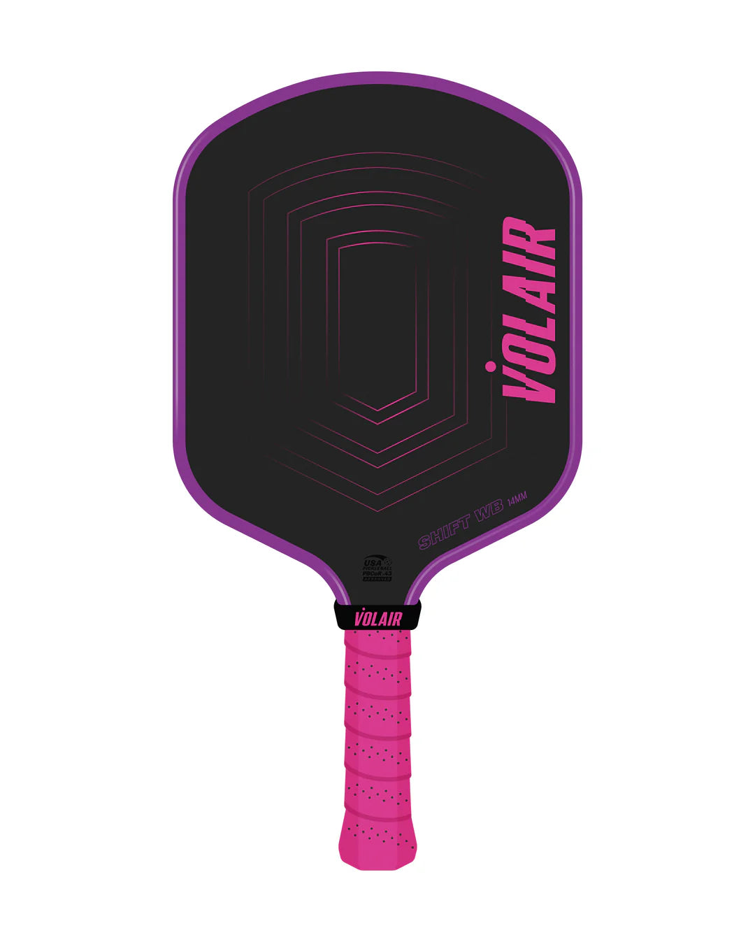 NOW AVAILABLE FOR PRE-ORDER – Volair SHIFT WB Pickleball Paddle 14mm  Pink & Purple Colorway Shipping Expected by Late January 2026