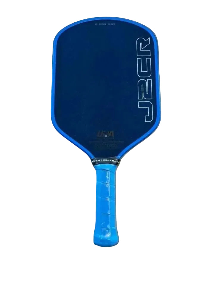 J2CR Crystal Blue Grit Endurance Surface Pickleball Paddle 5.5"