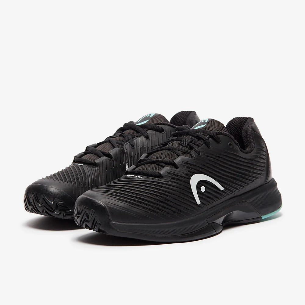 HEAD Revolt Pro 4.0 Court Shoes – Black/Teal