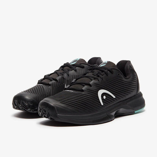 HEAD Revolt Pro 4.0 Court Shoes – Black/Teal