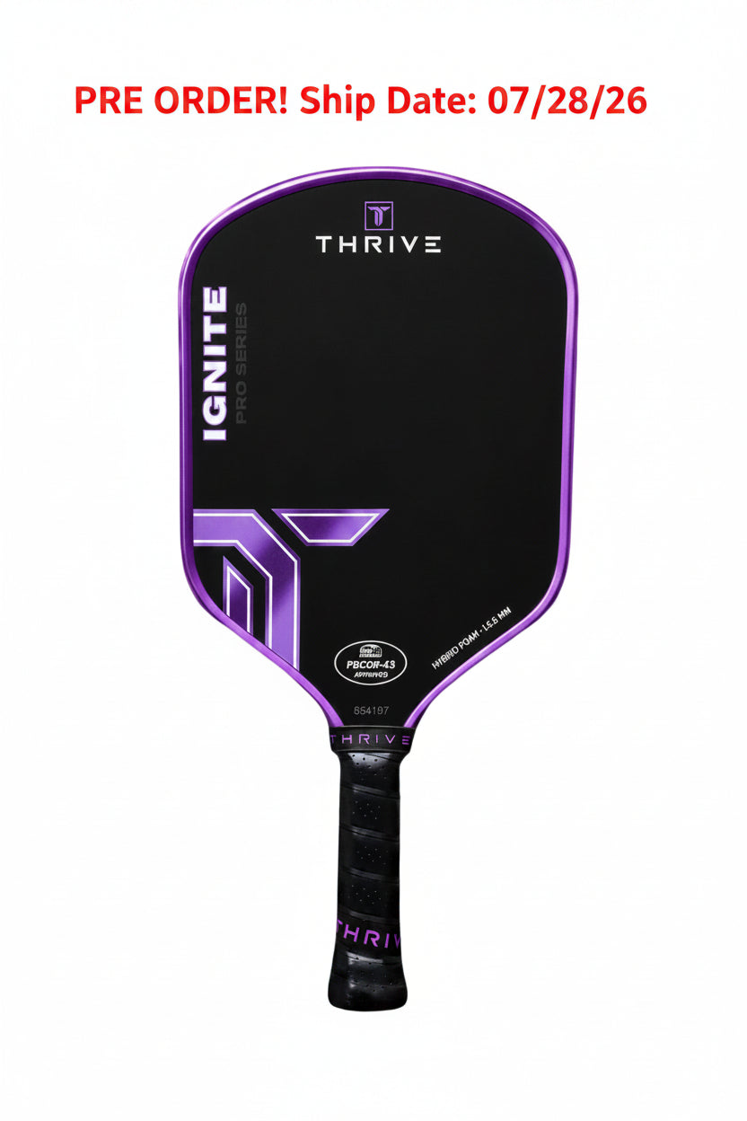 Thrive Ignite Pickleball Paddle – Electric Violet | Thin Handle Edition