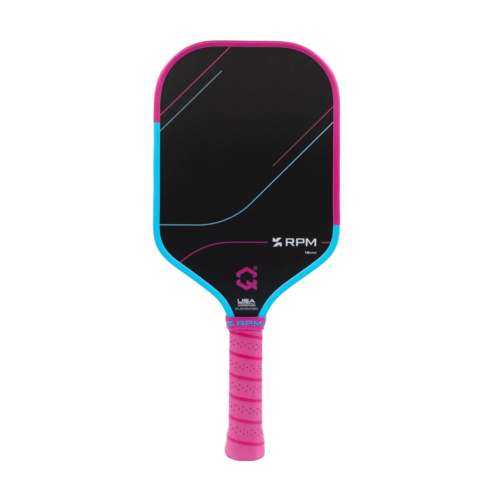 RPM Q2 Cotton Candy 16mm Carbon Fiber Pickleball Paddle