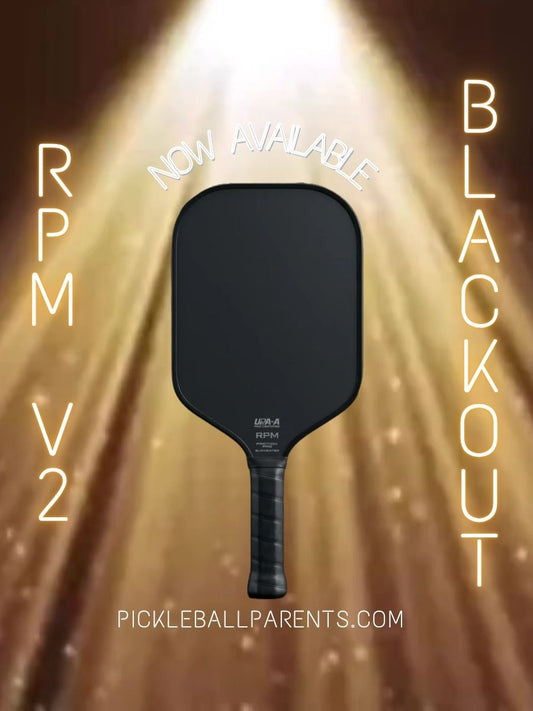 RPM Friction Pro V2 Black OUT Pickleball Paddle
