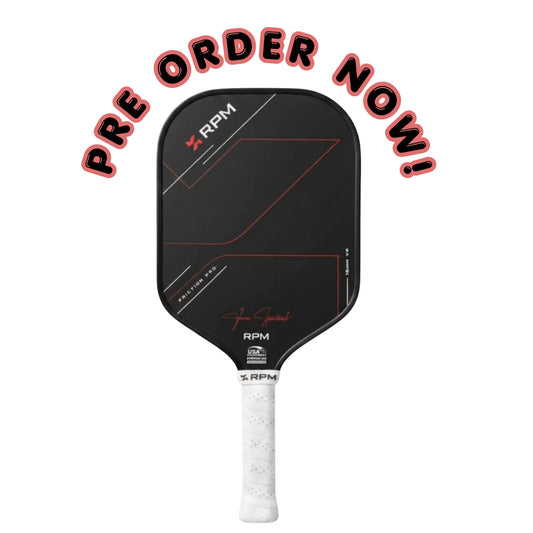 RPM  Friction Pro V2 16MM Hybrid Flat Top Pickleball Paddle - James Ignatowich Signature - PRE ORDER