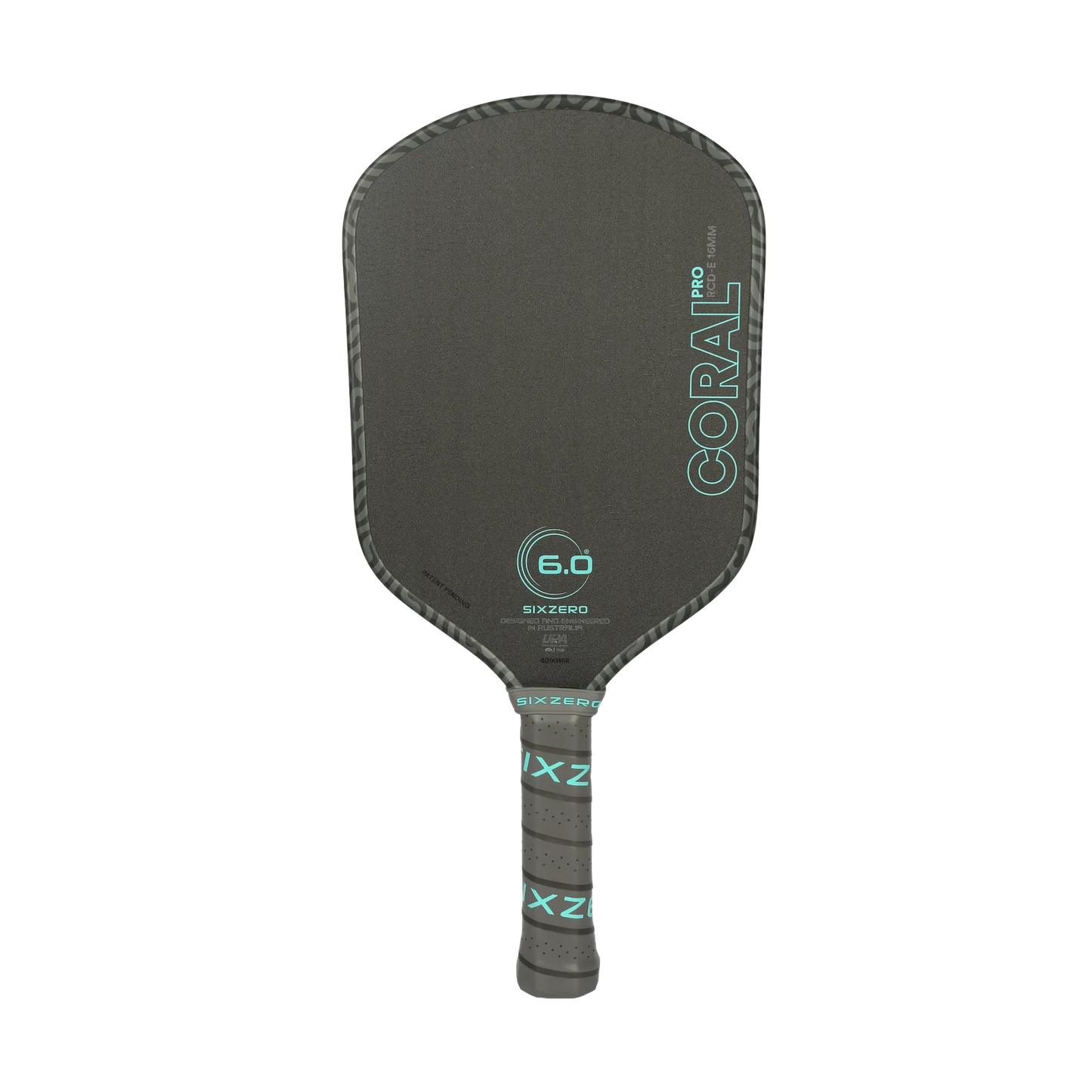 Six Zero Coral Pro 16mm Pickleball Paddle | Foam Core Performance