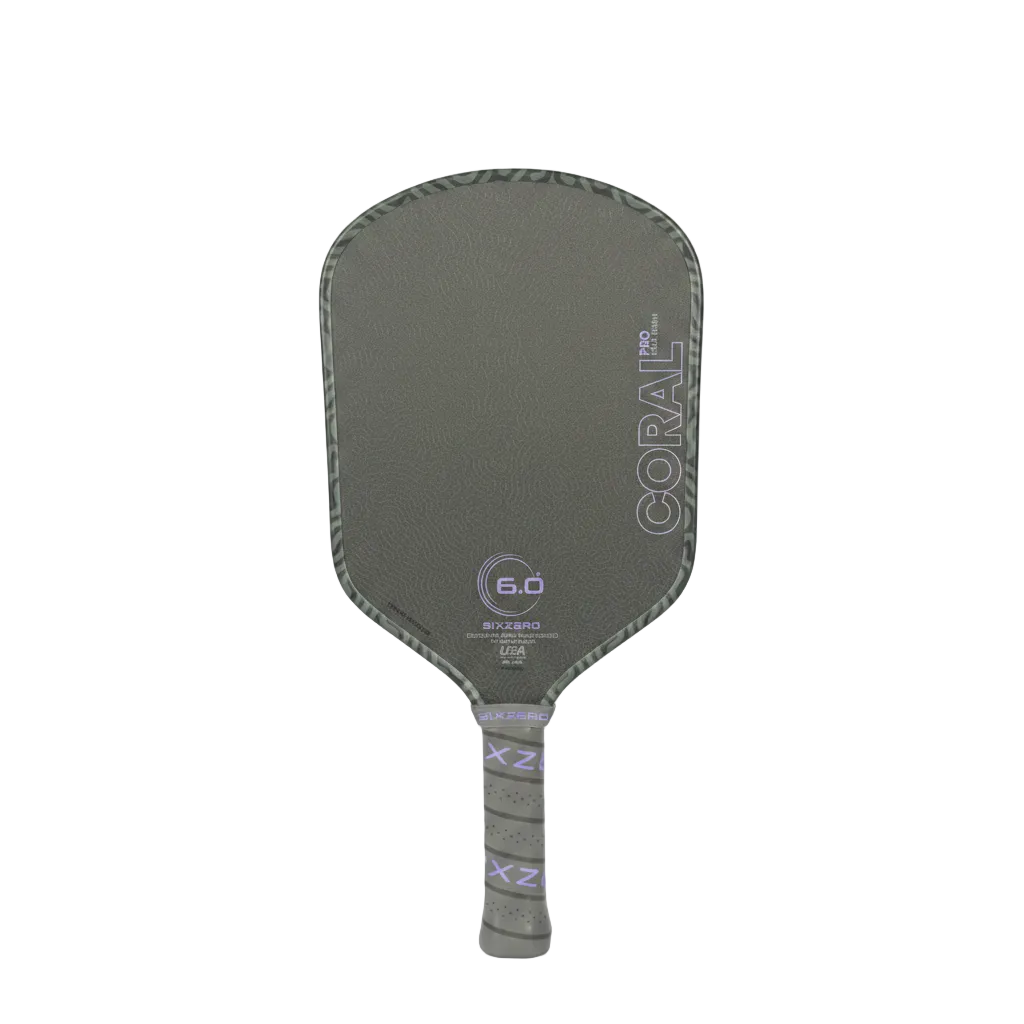 Six Zero Coral Pro 16mm Pickleball Paddle | Foam Core Performance