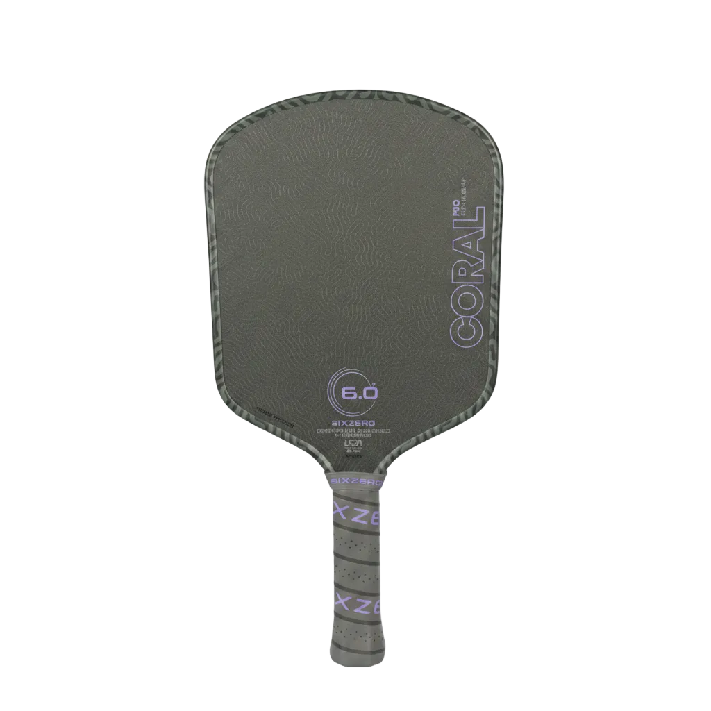 Six Zero Coral Pro 16mm Pickleball Paddle | Foam Core Performance
