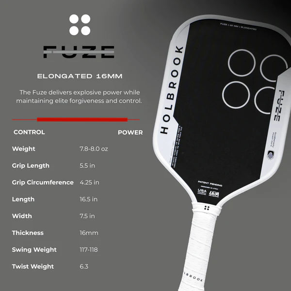 Holbrook Fuze Pickleball Paddle Series