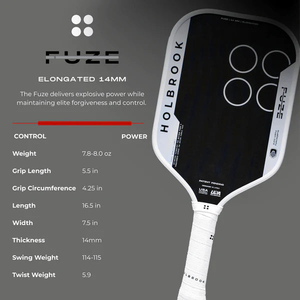 Holbrook Fuze Pickleball Paddle Series