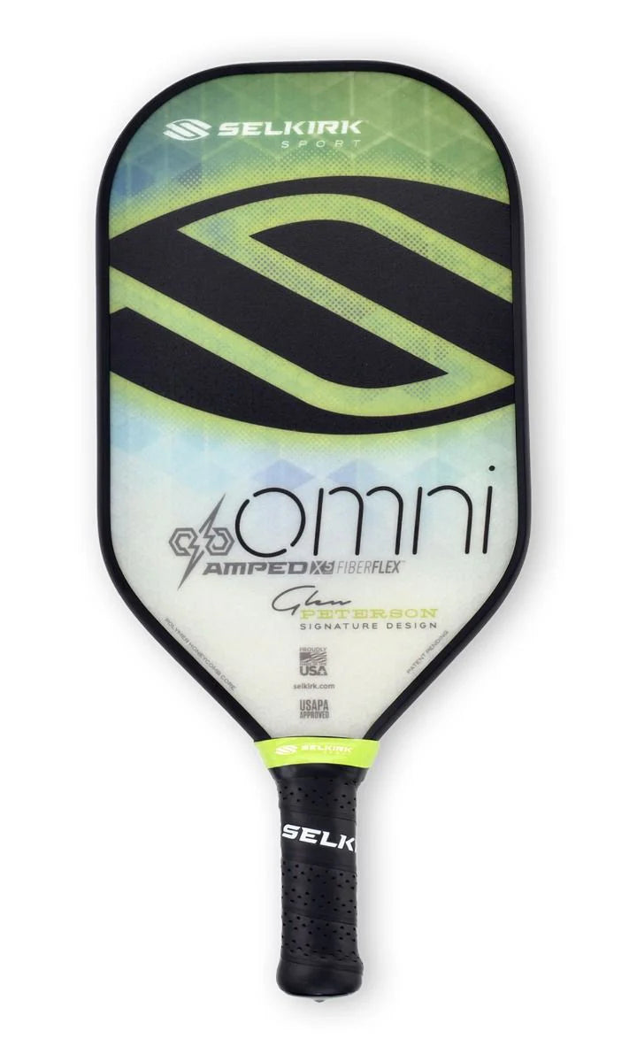 Selkirk Amped Omni Lightweight (LW) Pickleball Paddle – Lime Green