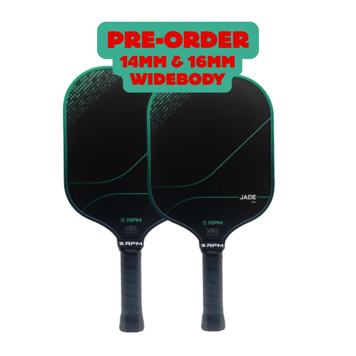 RPM Jade Pickleball Paddle – 14mm & 16mm | Widebody Pre Order