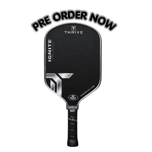 Thrive Ignite Arc Elongated Foam Pickleball Paddle PREORDER | Shadow Chrome